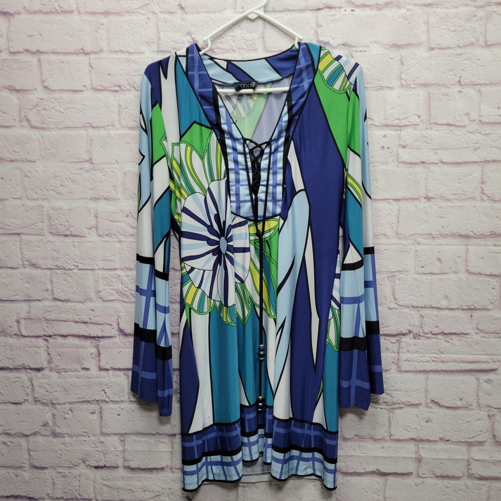 Analili Multicolor Geometric Dress